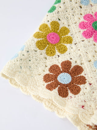 Summer Crochet Floral Girl Set - Sunny Meadow Boutique