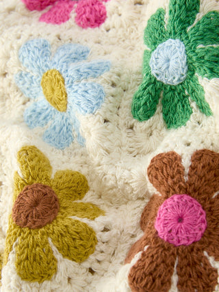 Summer Crochet Floral Girl Set - Sunny Meadow Boutique