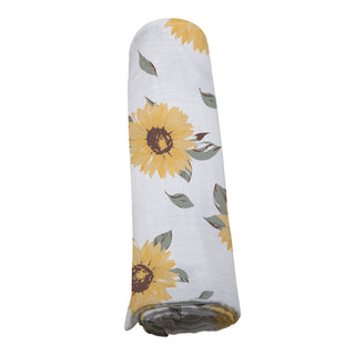 Sunflower Farm Bamboo Swaddle - Sunny Meadow Boutique
