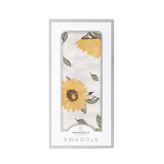 Sunflower Farm Bamboo Swaddle - Sunny Meadow Boutique