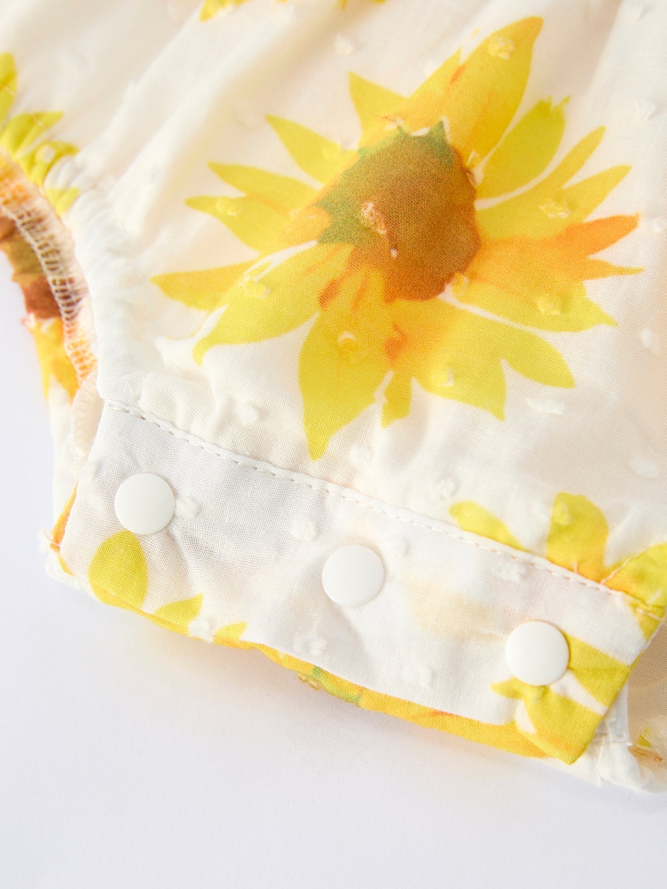 Sunflower Girls Smocked Ruffle Romper - Sunny Meadow Boutique