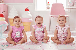 Sunny Meadow Sweet Summer Birdie Cotton Romper – Pink Bubblegum (Styles Sold Separately) - Sunny Meadow Boutique