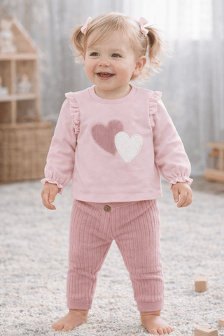 Sweet Sprout Baby Pink Long - Sleeve Tee - Sunny Meadow Boutique