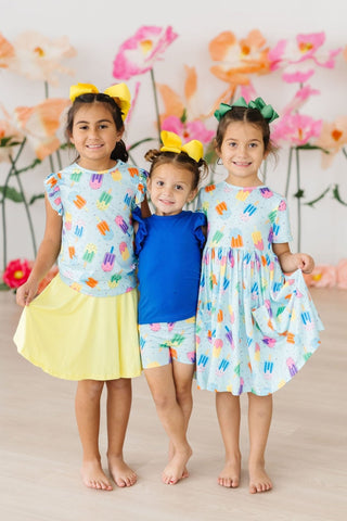 Sweet Treat S/S Pocket Twirl Dress - Sunny Meadow Boutique