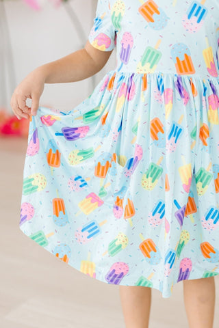 Sweet Treat S/S Pocket Twirl Dress - Sunny Meadow Boutique