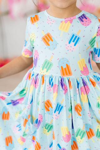 Sweet Treat S/S Pocket Twirl Dress - Sunny Meadow Boutique