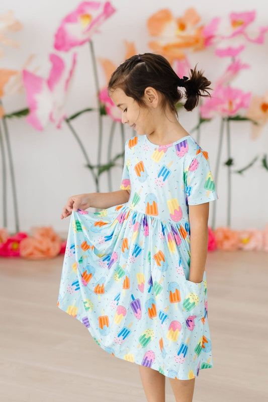 Sweet Treat S/S Pocket Twirl Dress - Sunny Meadow Boutique