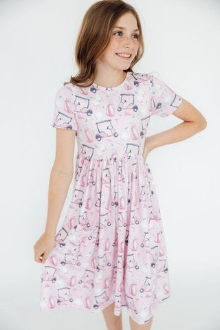 Tee Time S/S Pocket Twirl Dress - Sunny Meadow Boutique
