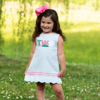 Teeing Up To Two Birthday Golf Dress - Sunny Meadow Boutique