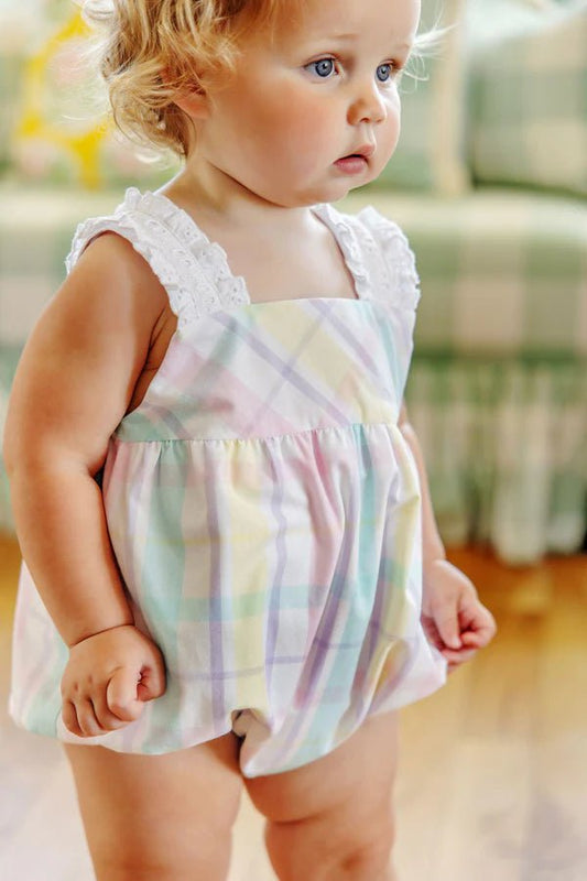 The Beaufort Bonnet Company Babs Bubble in Brunch Plate Plaid - Sunny Meadow Boutique