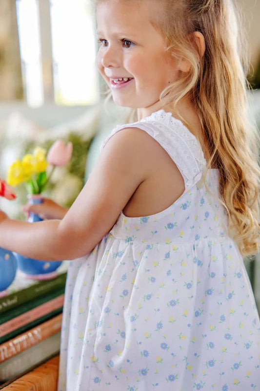 The Beaufort Bonnet Company Babs Dress - Dunwoody Daisy with Worth Avenue White - Sunny Meadow Boutique