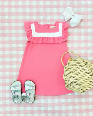 The Beaufort Bonnet Company Darla Ruffle Pima Cotton Dress - Romany Rose - Sunny Meadow Boutique