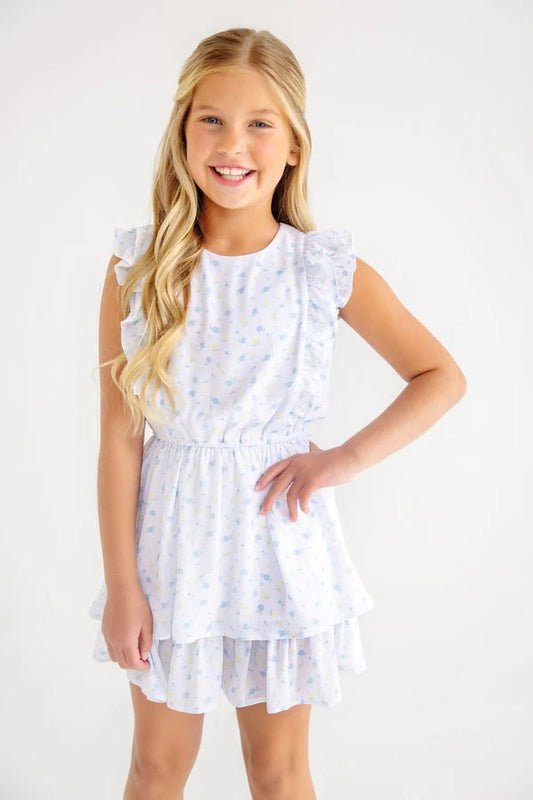 The Beaufort Bonnet Company Emily Rives Ruffle Dress - Dunwoody Daisy - Sunny Meadow Boutique