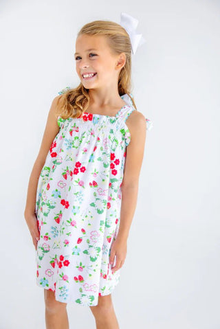 The Beaufort Bonnet Company Girls Lainey’s Little Dress in Berry Sweet - Sunny Meadow Boutique
