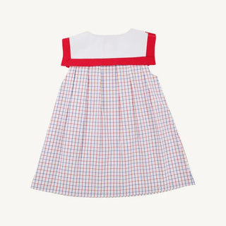 The Beaufort Bonnet Company Girls Sarah Sailboat Dress in Lake Powell Plaid - Sunny Meadow Boutique