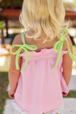 The Beaufort Bonnet Company Lainey's Little Top – Pier Party Pink & Lexington Lime - Sunny Meadow Boutique