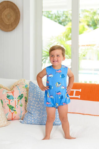 The Beaufort Bonnet Company Patton Play Bubble - Here Fishy, Fishy - Sunny Meadow Boutique