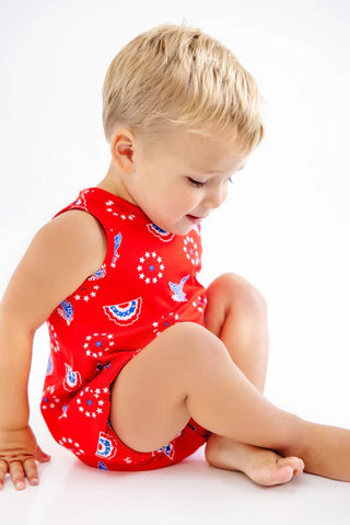 The Beaufort Bonnet Company Patton Play Bubble - Star Spangled Swag - Sunny Meadow Boutique