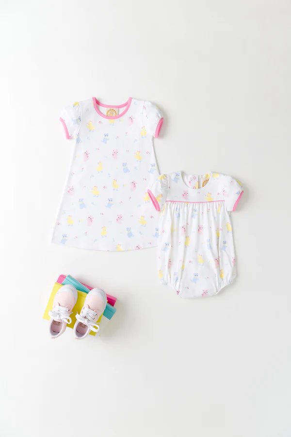 The Beaufort Bonnet Company Penny's Play Dress - Spring Spectacular with Hamptons Hot Pink - Sunny Meadow Boutique