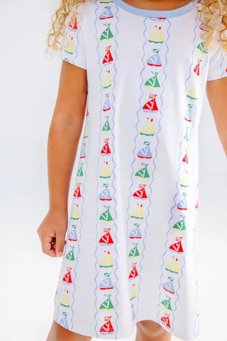 The Beaufort Bonnet Company Polly Play Dress - Set Sail Pima Cotton Swing Dress - Sunny Meadow Boutique