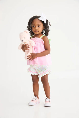 The Beaufort Bonnet Company Shelby Anne Citrus Lemon Ruffle Shorts - Sunny Meadow Boutique