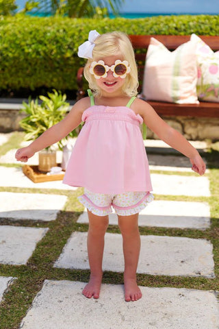 The Beaufort Bonnet Company Shelby Anne Citrus Lemon Ruffle Shorts - Sunny Meadow Boutique