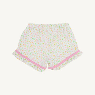 The Beaufort Bonnet Company Shelby Anne Citrus Lemon Ruffle Shorts - Sunny Meadow Boutique