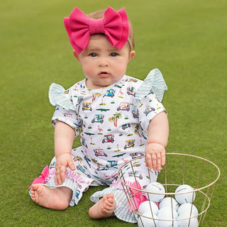 The Palms Girls Golf Romper - Sunny Meadow Boutique