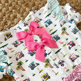 The Palms Girls Golf Romper - Sunny Meadow Boutique