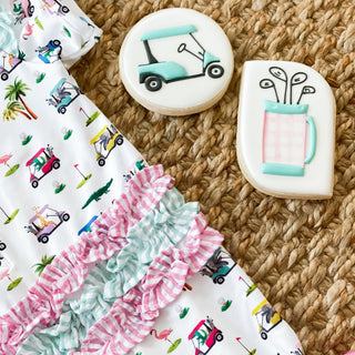 The Palms Girls Golf Romper - Sunny Meadow Boutique