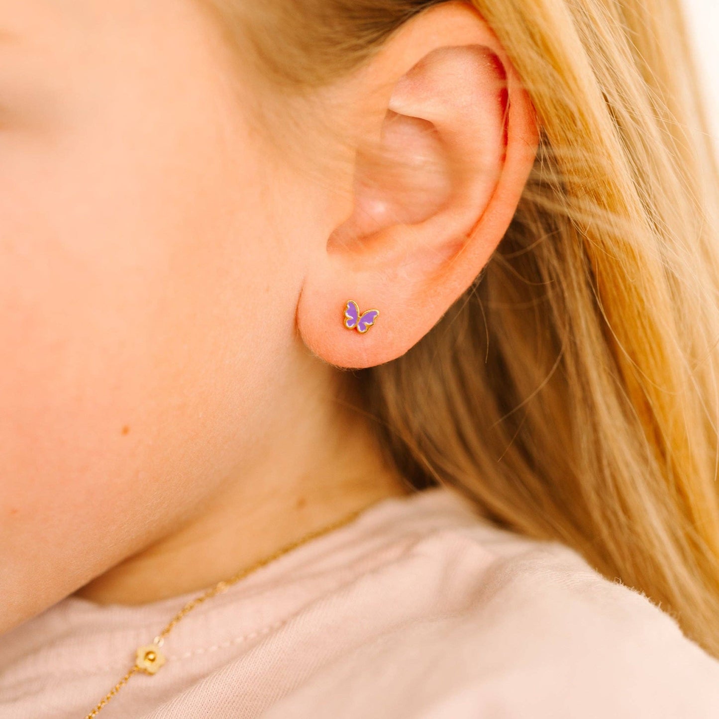 Tiny Purple Butterfly - Sunny Meadow Boutique