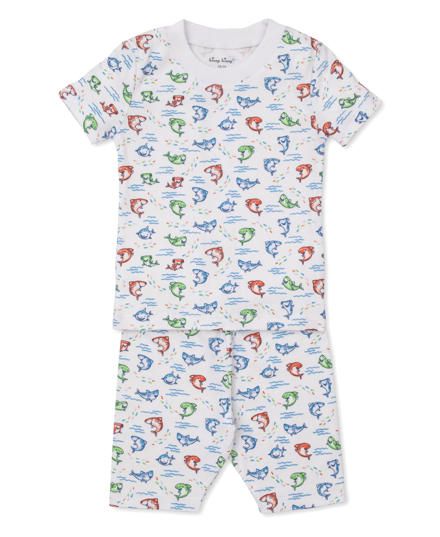 Sharkgrins Shorts Pajama Set