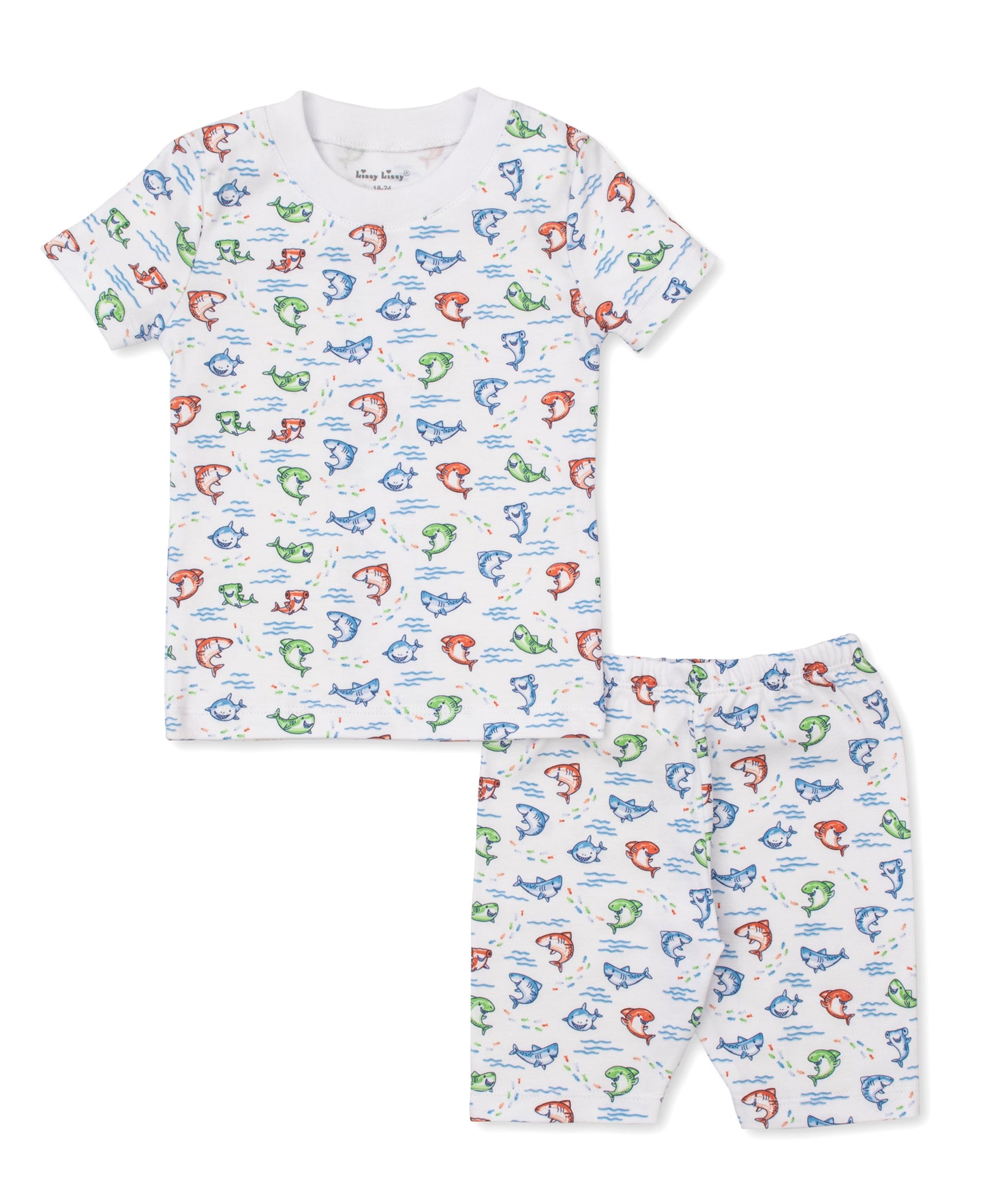 Sharkgrins Shorts Pajama Set