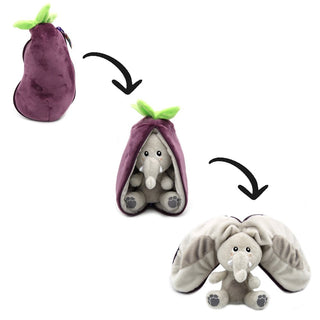 Velvet the Elephant/Eggplant - Flipetz - Sunny Meadow Boutique