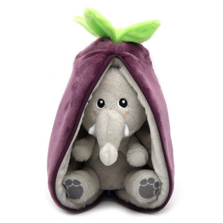 Velvet the Elephant/Eggplant - Flipetz - Sunny Meadow Boutique