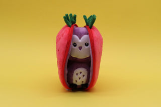 Violet the Owl/Strawberry - Flipetz - Sunny Meadow Boutique