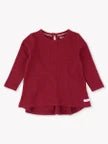 Waffle Knit Long Sleeve Bow Back Top - Sunny Meadow Boutique