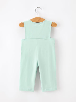 Western Horse Embroidery Boys Jonjon Sleeveless Romper - Sunny Meadow Boutique