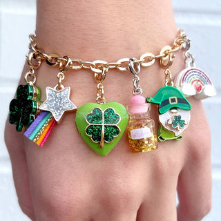 Wishes Bottle Charm, Glass - Sunny Meadow Boutique