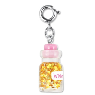 Wishes Bottle Charm, Glass - Sunny Meadow Boutique