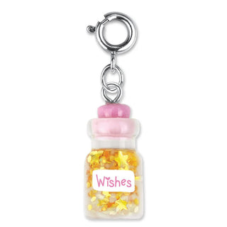 Wishes Bottle Charm, Glass - Sunny Meadow Boutique