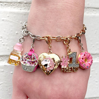 Wishes Bottle Charm, Glass - Sunny Meadow Boutique