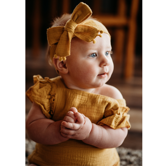 Yellow Maxi Matching Mommy & Me Dress - Infant