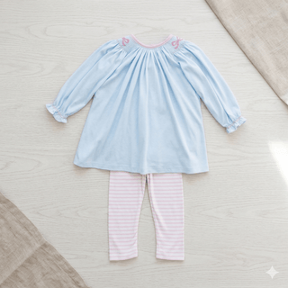 Zuccini Kids Bow Juno Legging Set - Sunny Meadow Boutique