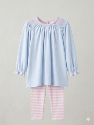 Zuccini Kids Bow Juno Legging Set - Sunny Meadow Boutique